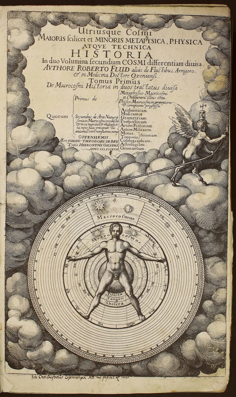 ロバート・フラッド『両宇宙誌』(1617年)