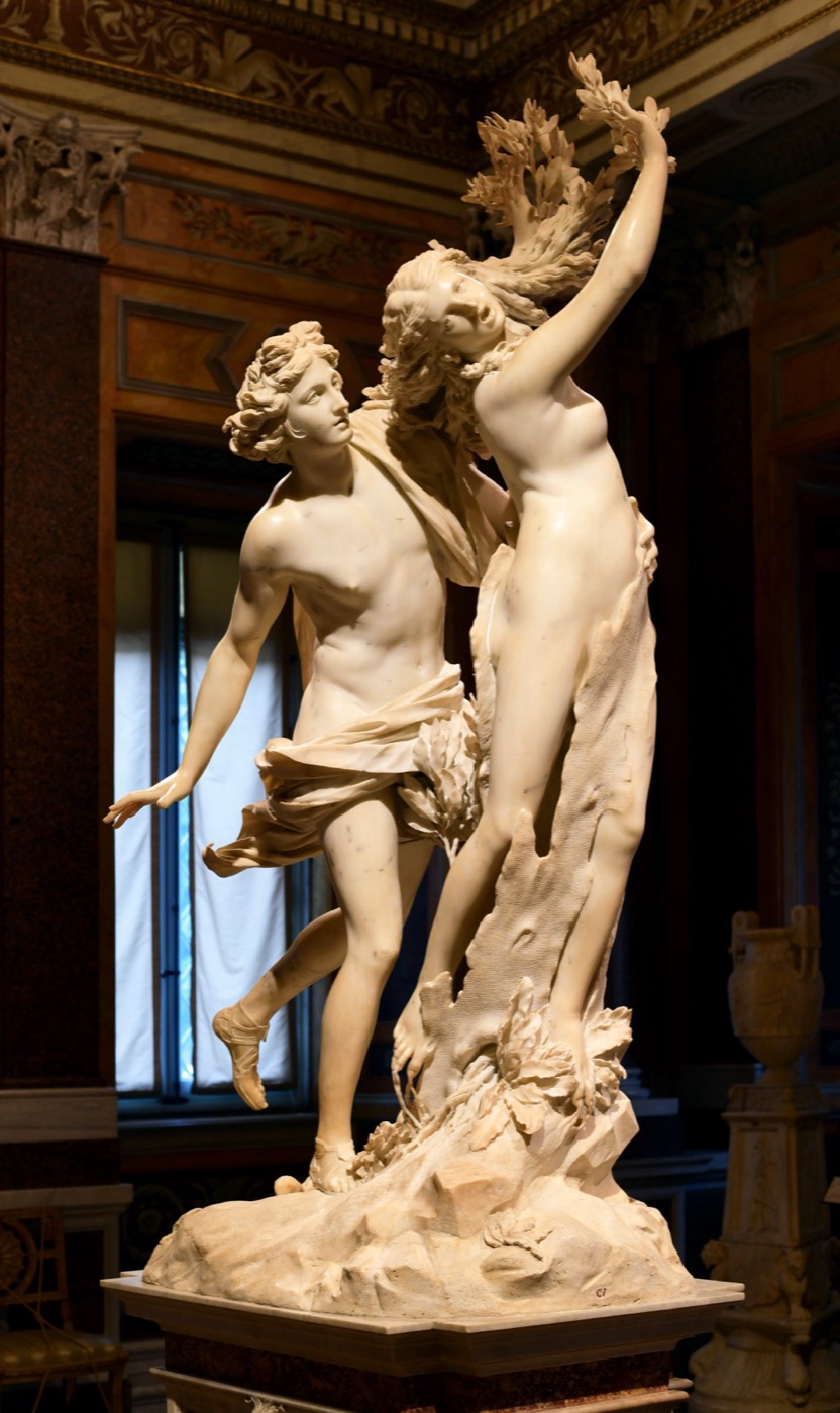 ベルニーニ『アポロンとダフネ』(ボルゲーゼ美術館、1622年-1625年)