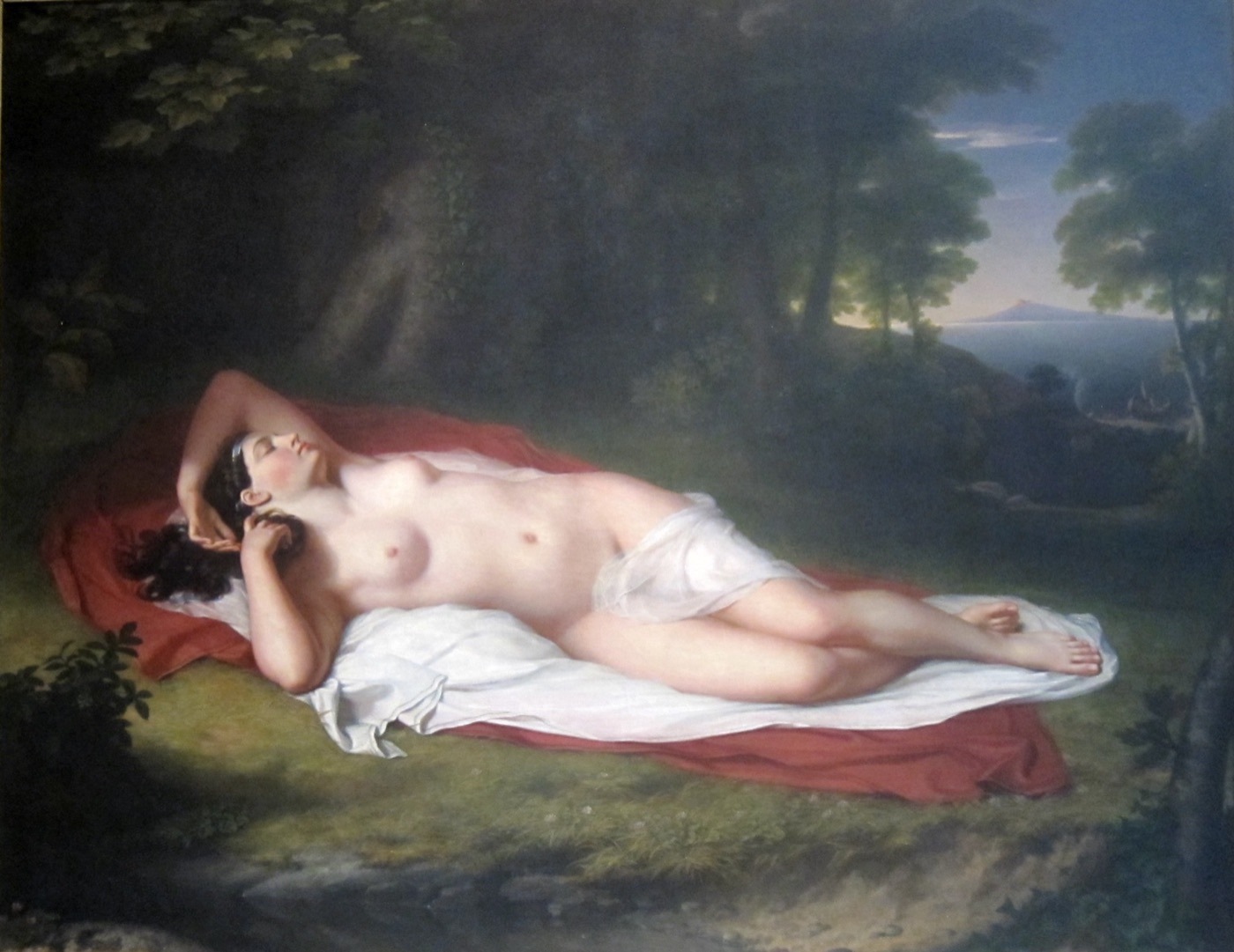 ジョン・ヴァンダーリン『ナクソス島で眠るアリアドネ』(1809年-1814年)