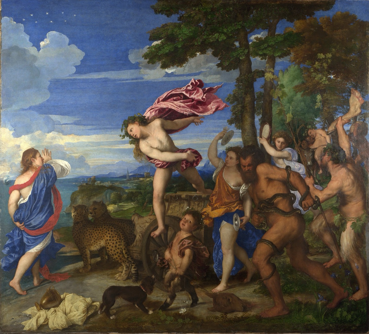 ティツィアーノ『バッカスとアリアドネ』(ナショナル・ギャラリー ロンドン、1520年-1523年頃)