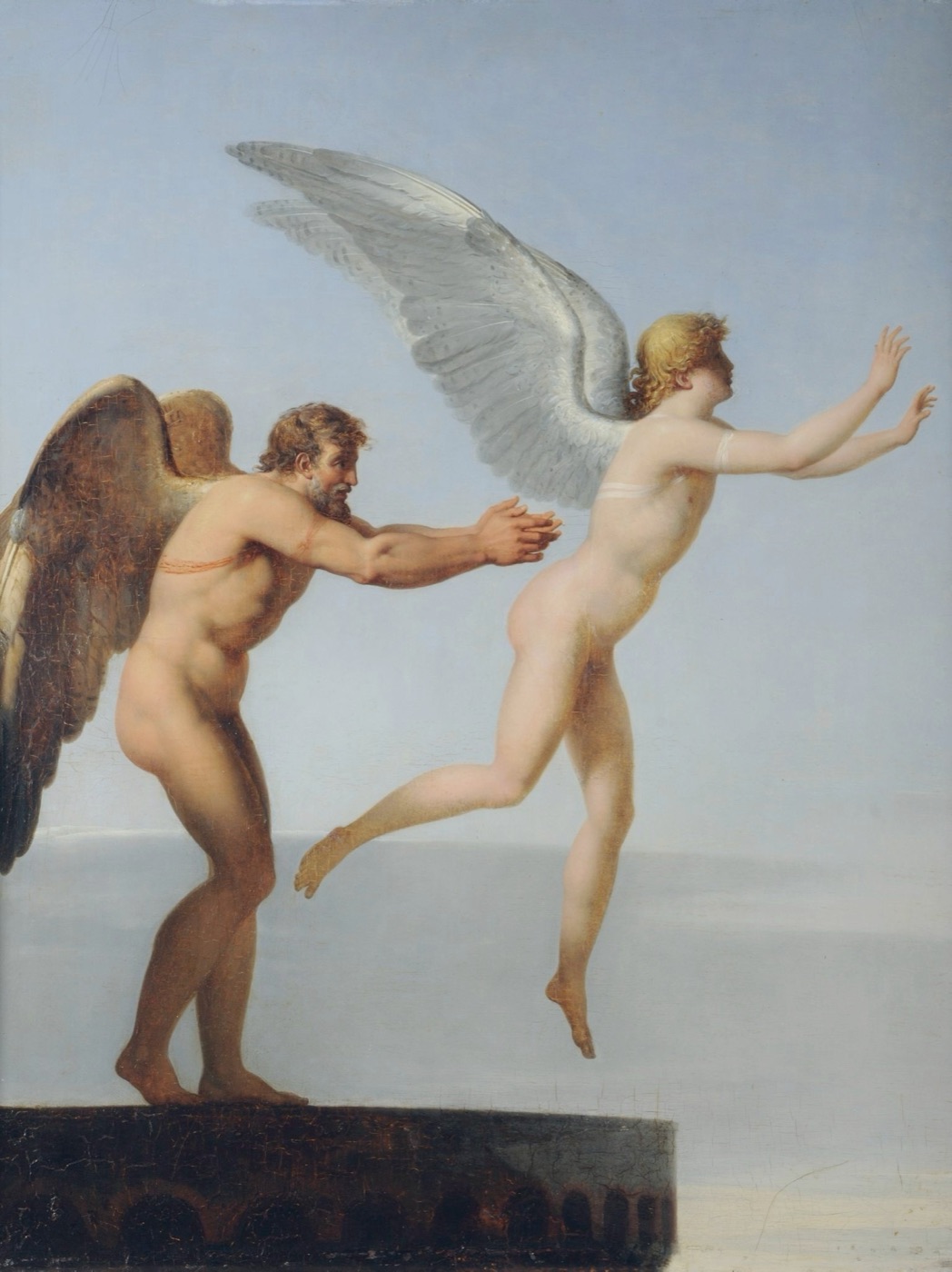 シャルル・ポール・ランドンによるダイダロスとイカロスの絵画(1799年)