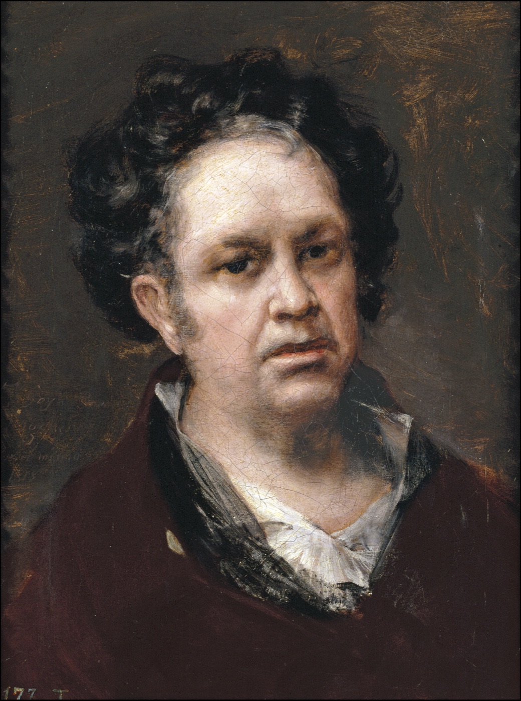 フランシスコ・デ・ゴヤの自画像(プラド美術館、1815年)
