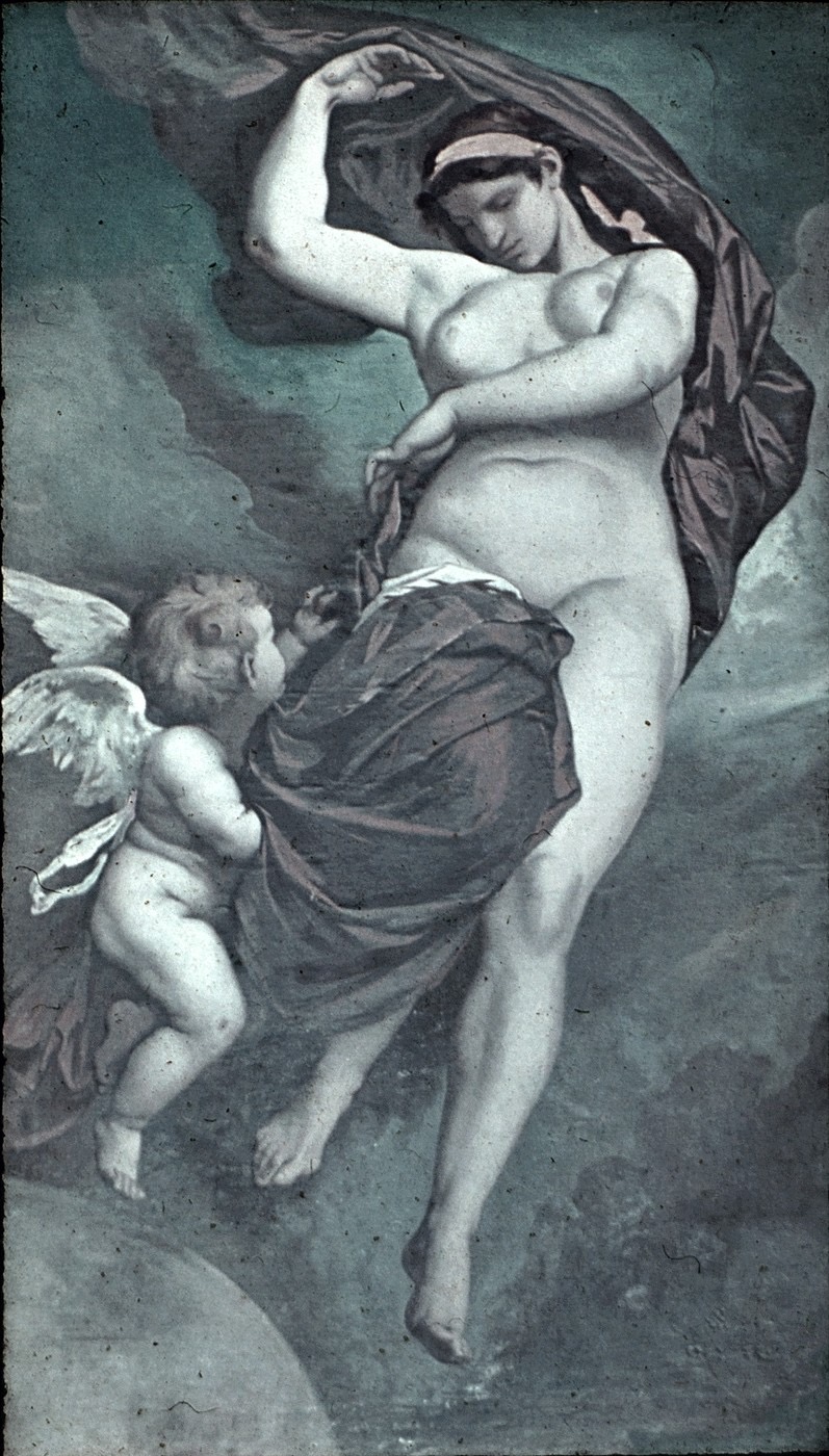 アンゼルム・フォイエルバッハ『ガイア』(ウィーン美術アカデミー天井画、1875年)