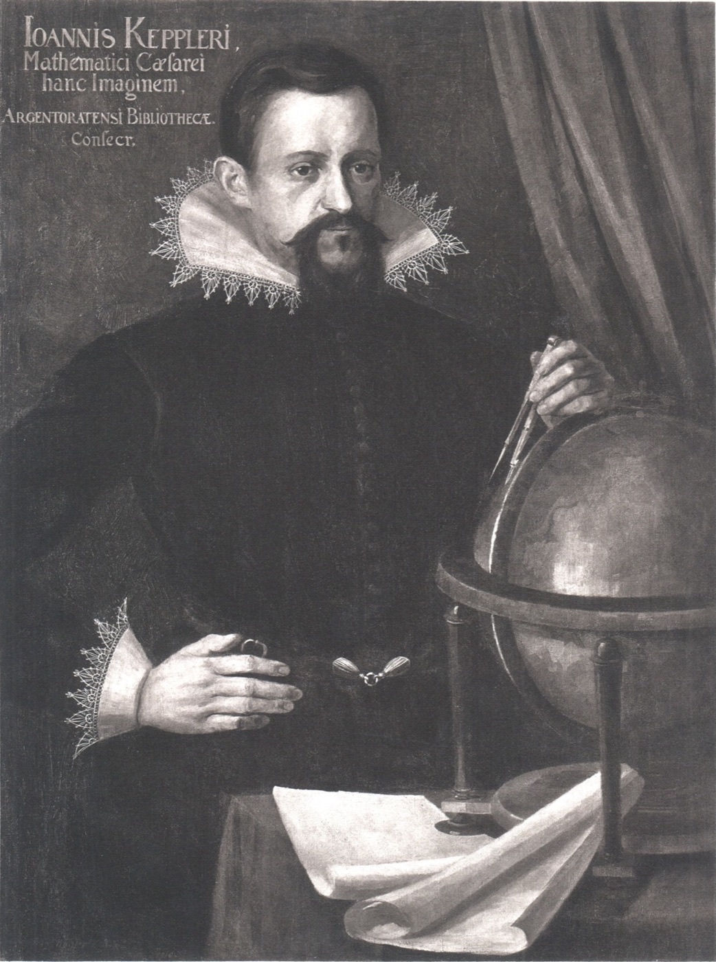 ヨハネス・ケプラーの肖像画(1620年頃、画家不詳)