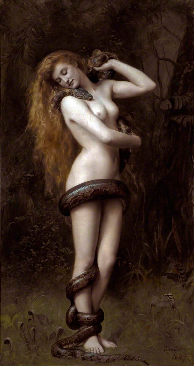 ジョン・コリア『リリス』(アトキンソン・アート・ギャラリー、1887年)